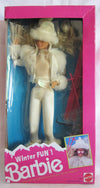 Mattel Barbie 5949 1990 Winter Fun Doll