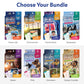 Brain Busters Card Game for Kids, Family Trivia Game Bundle with 120 Flash Cards - Learn and Play with Multiple Choice Trivia Cards About Human Body