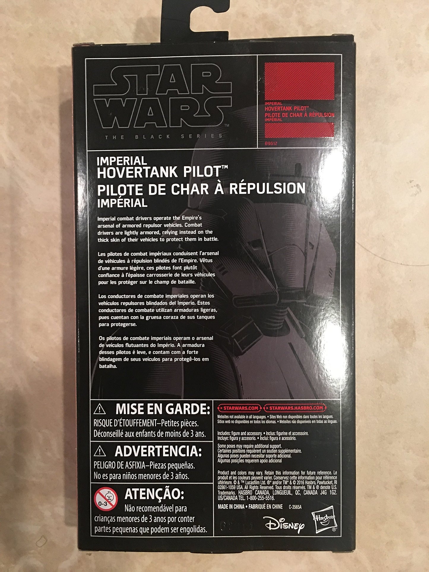 Star Wars: Rogue One, The Black Series, Imperial Hovertank Pilot Action Figure, 6 Inches