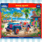 White Mountain 1000 Piece Jigsaw Puzzle Scenic Ocean Summer, Beach Escape