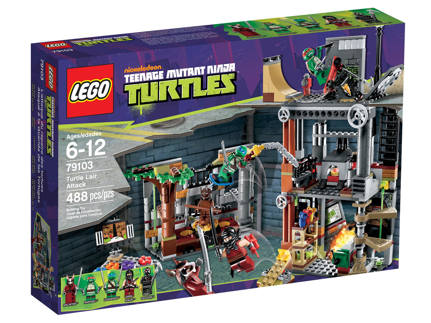 LEGO Ninja Turtles Turtle Lair Attack 79104