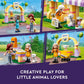 LEGO Friends Pet Adoption Day Toy, Animal Set, Pretend Play, Gift Idea for Kids, Girls and Boys Aged 6 Years and Up, with 7 Characters and 5 Animal