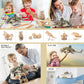 Puzzled Apache 3D Jigsaw Puzzle (80-Piece), 16 x 15 x 5.5"