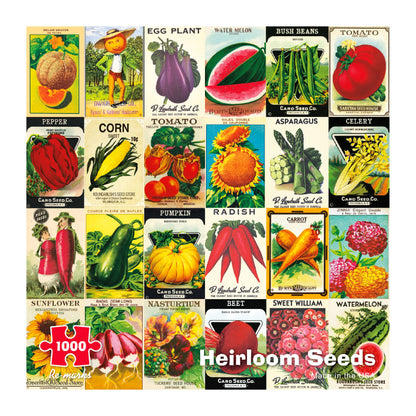 Re-marks - Heirloom Seeds 1,000-Piece Jigsaw Puzzle