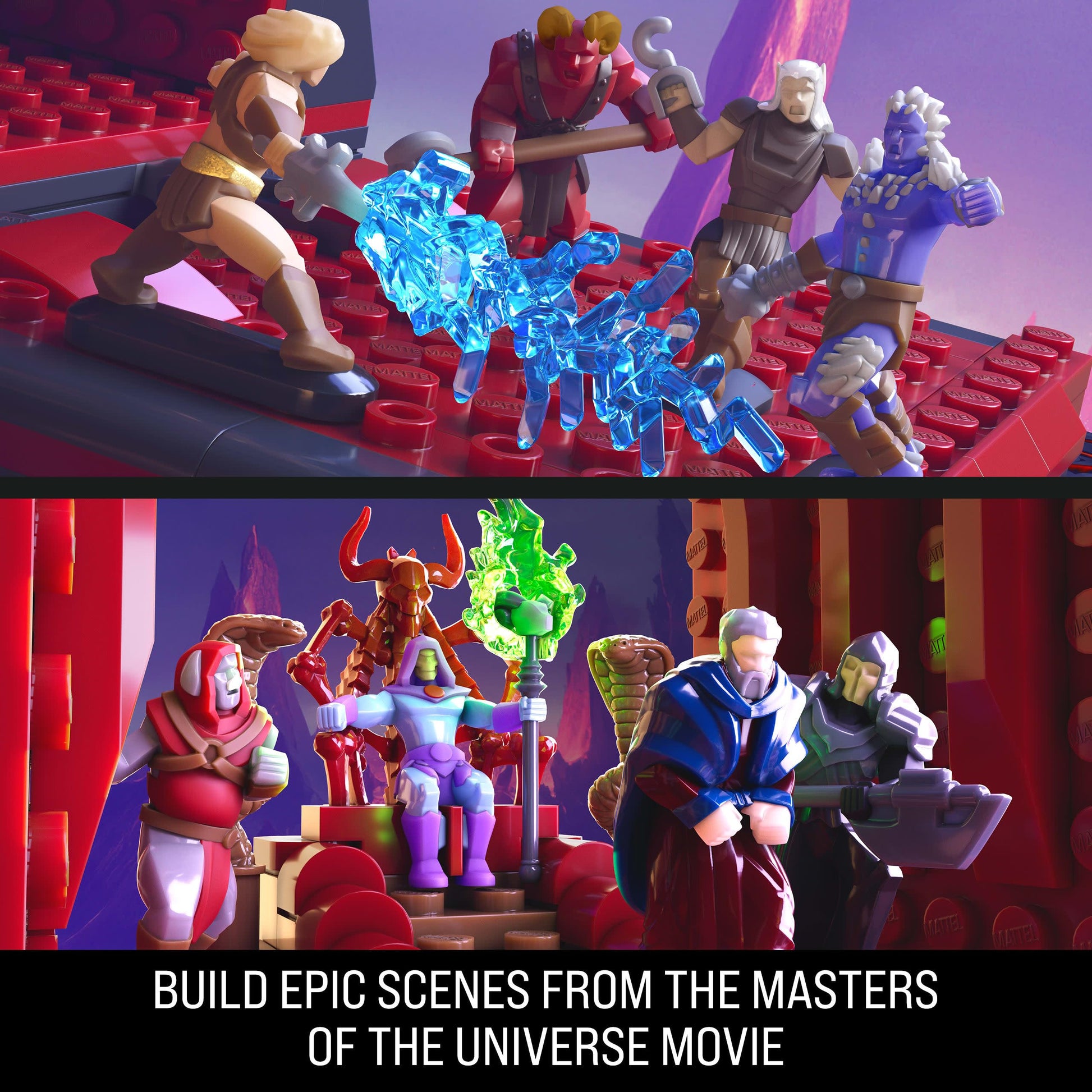 Mattel Brick Shop Masters of the Universe Clash at Snake Mountain