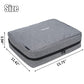 KISLANE Board Game Carrying Case with 18 Pockets for Board Games, Pieces, Tokens, Cards and More, Expandable Board Game Storage Solution for Travel