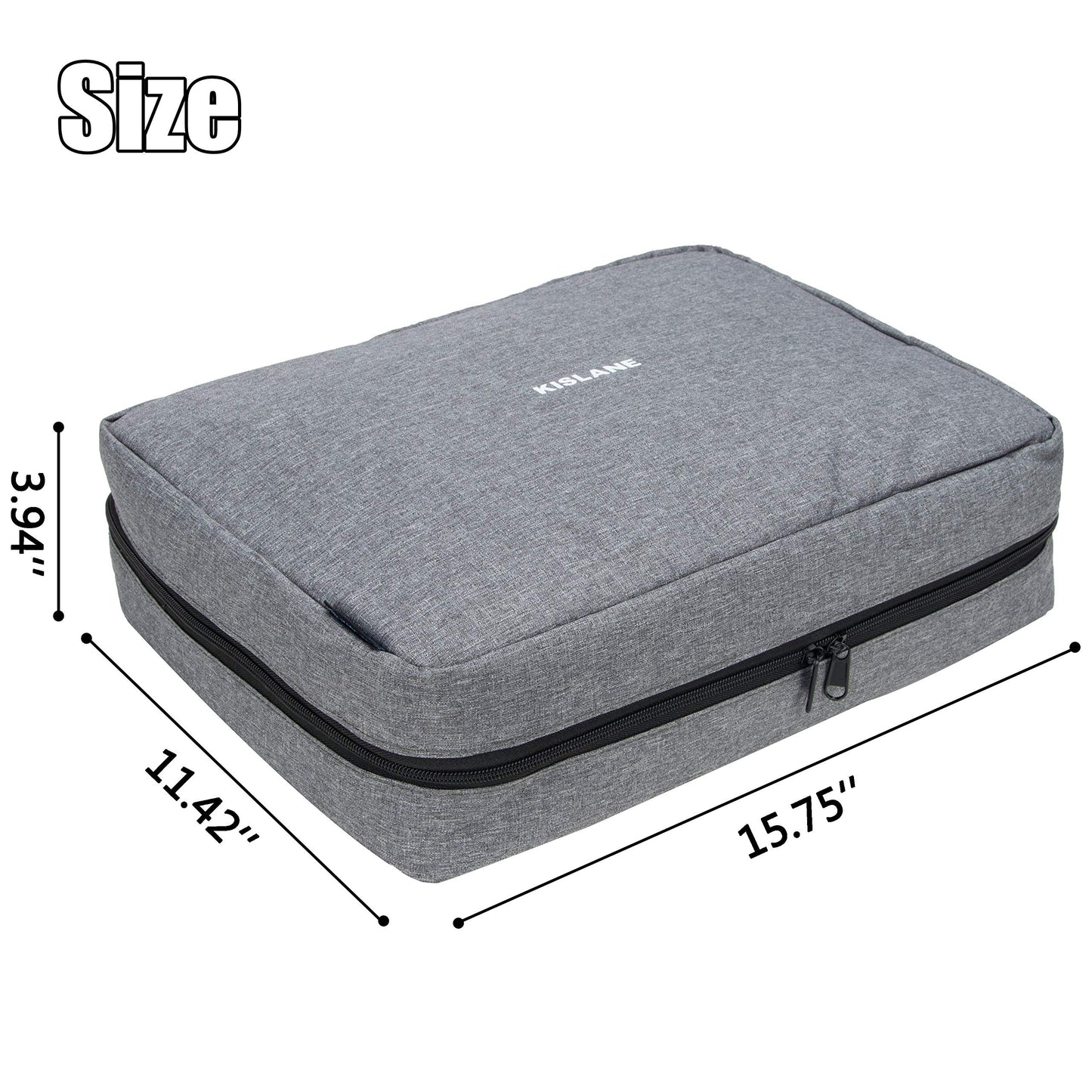 KISLANE Board Game Carrying Case with 18 Pockets for Board Games, Pieces, Tokens, Cards and More, Expandable Board Game Storage Solution for Travel