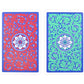 Copag 1546 Neoteric Design 100% Plastic Playing Cards, Bridge Size (Narrow) Green/Red Double Deck Set (Jumbo Index)