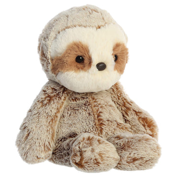 Aurora® Snuggly Sweet & Softer™ Sloth Stuffed Animal - Comforting Companion - Imaginative Play - Brown 6.5 Inches