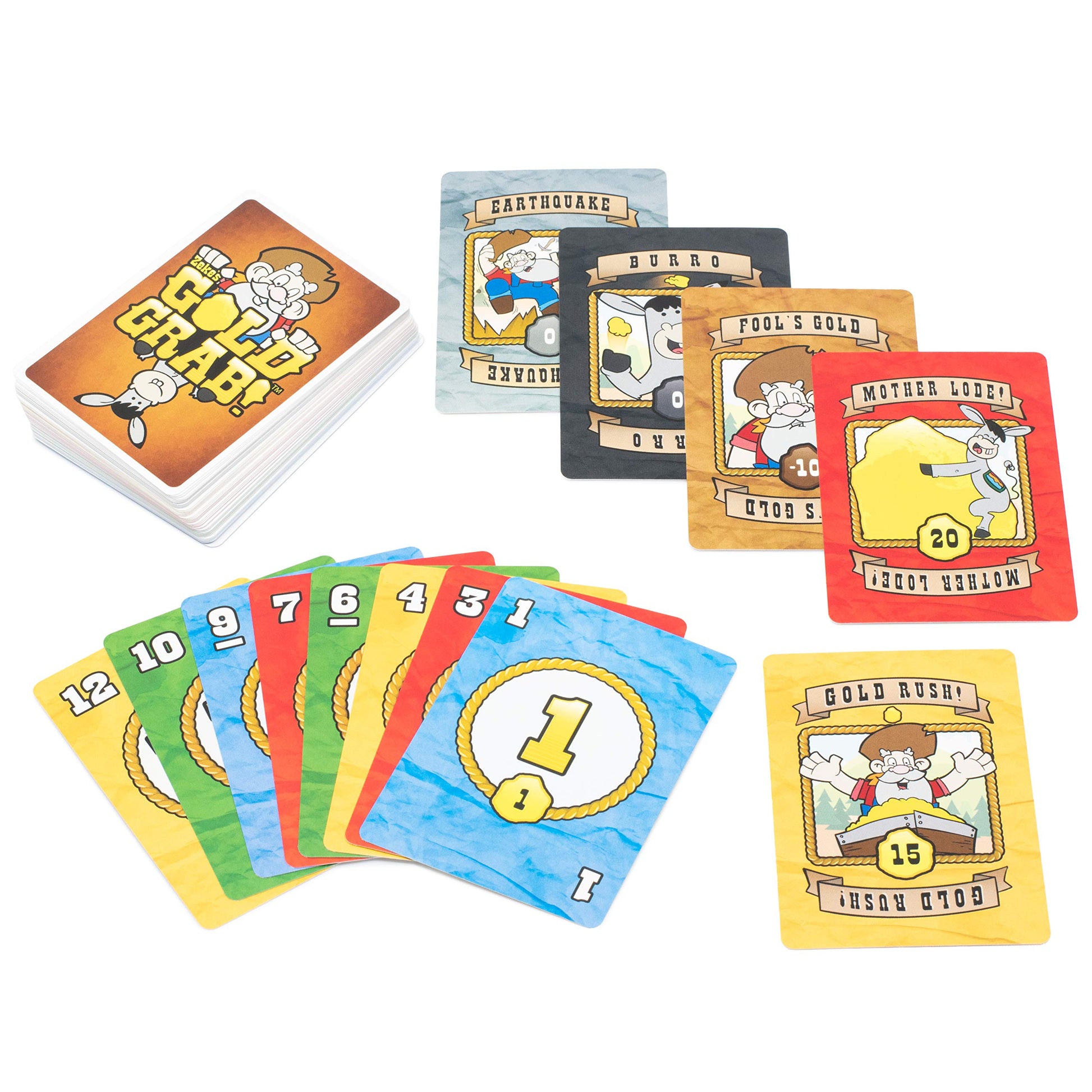 Zeke's Gold Grab! | Award-Winning Family Fun Card Game | Card Game for Kids, Teens, Adults & Family Game Night