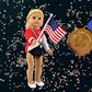 American Fashion World Super Fun Gymnastic for 18-inch Dolls| 5 Piece Set | Premium Quality & Trendy Design | Dolls Clothes | Outfit Fashions