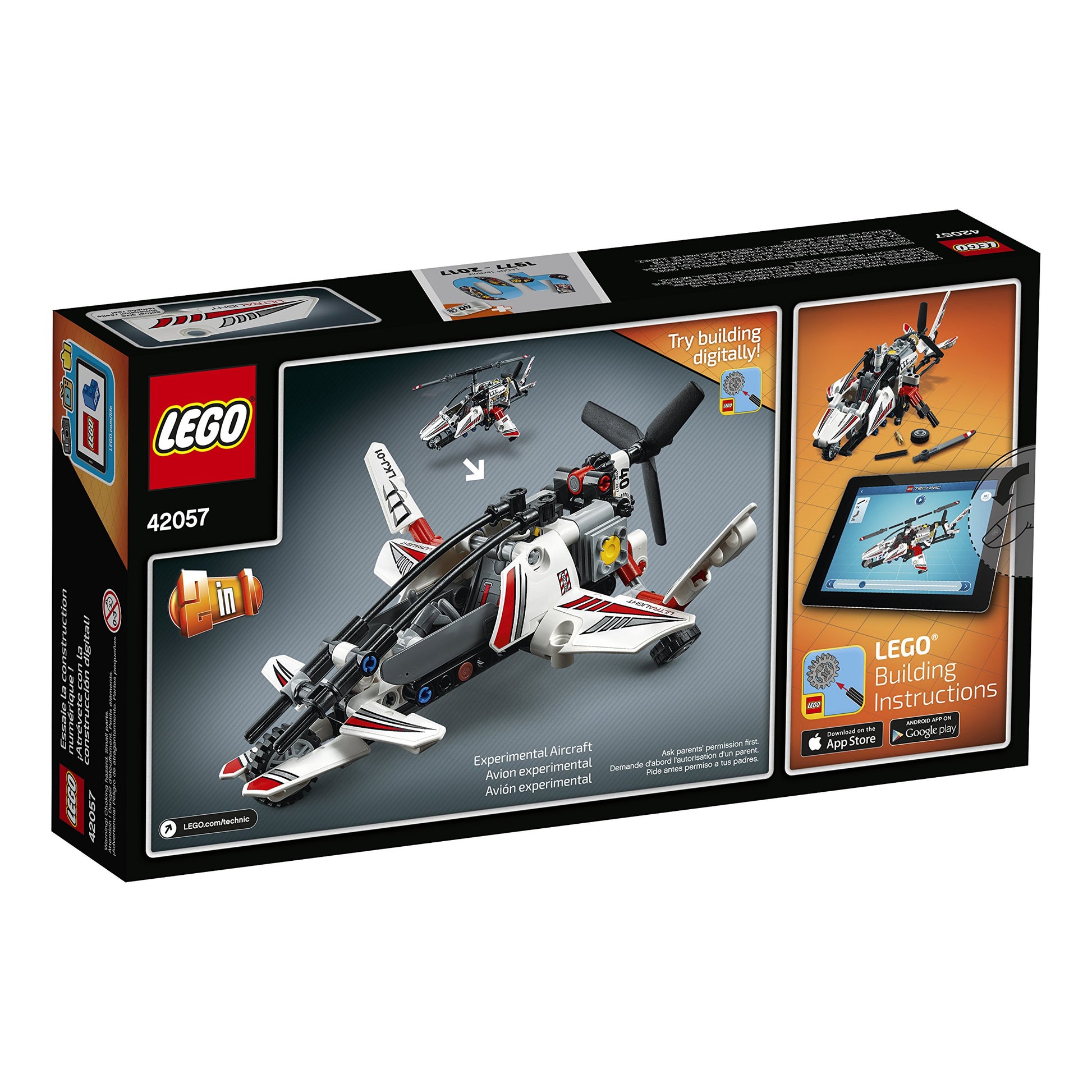 LEGO Technic Ultralight Helicopter 42057 Advance Building Set