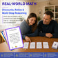 Numberella Deluxe Math Board Game - Level 3 | Ages 13-15, Grades 8-10 | Algebra, Geometry & Statistics | Middle School Math Game | Award-Winning STEM
