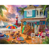 White Mountain 1000 Piece Jigsaw Puzzle Scenic Coastal Summer, On The Beach