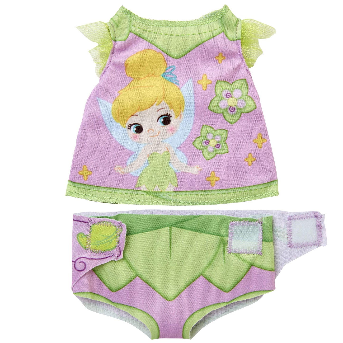 Baby Doll Clothes & Accessories, My Disney Nursery Tinker Bell Diaper Accessory Pack Inspired by Disney's Tinker Bell Character! Includes Doll