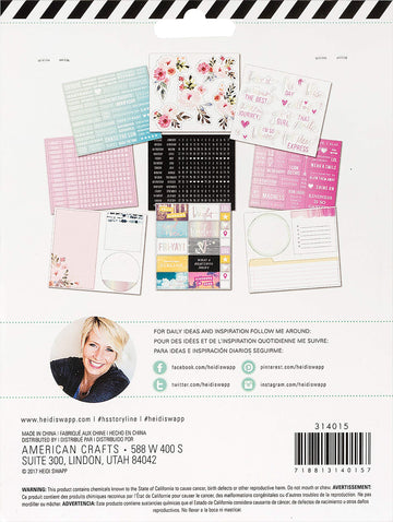 Heidi Swapp 314015 Storyline-Journaling Sticker Kit-Girl Power (1120 Piece), Multicolor