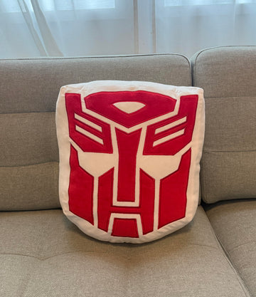 Symbiote Studios Transformers - Autobot Logo Plush Cushion - Officially Licensed Product, Soft and Cuddly Collectible for Fans and Collectors - Ideal