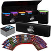The Original Hydra Magnetic XL Deck Box- Carry All Your Decks At Once- Removable Deckbox Compartments, Self-Locking Closure - Hold 375+ Trading Cards
