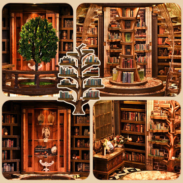 DIY Miniature House Kit, Wooden Mini Doll House Kit, Mini House Building Kit, DIY Book Nook Kit, Tiny Model House for Adults to Build, for Family