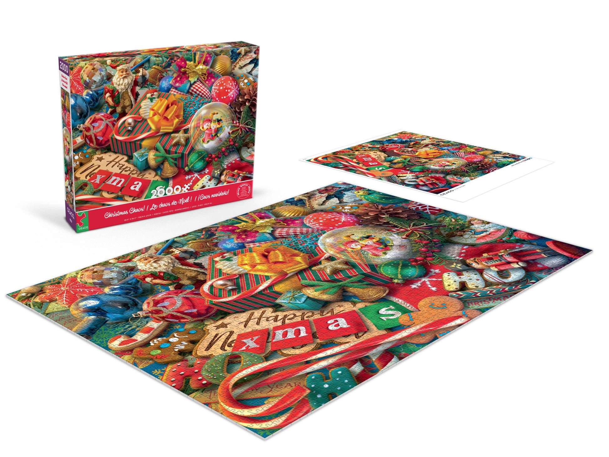 Ceaco - Christmas Chaos - 2000 Piece Jigsaw Puzzle for Adults