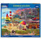White Mountain 1000 Piece Jigsaw Puzzle Ocean Lighthouse, Summer Holiday