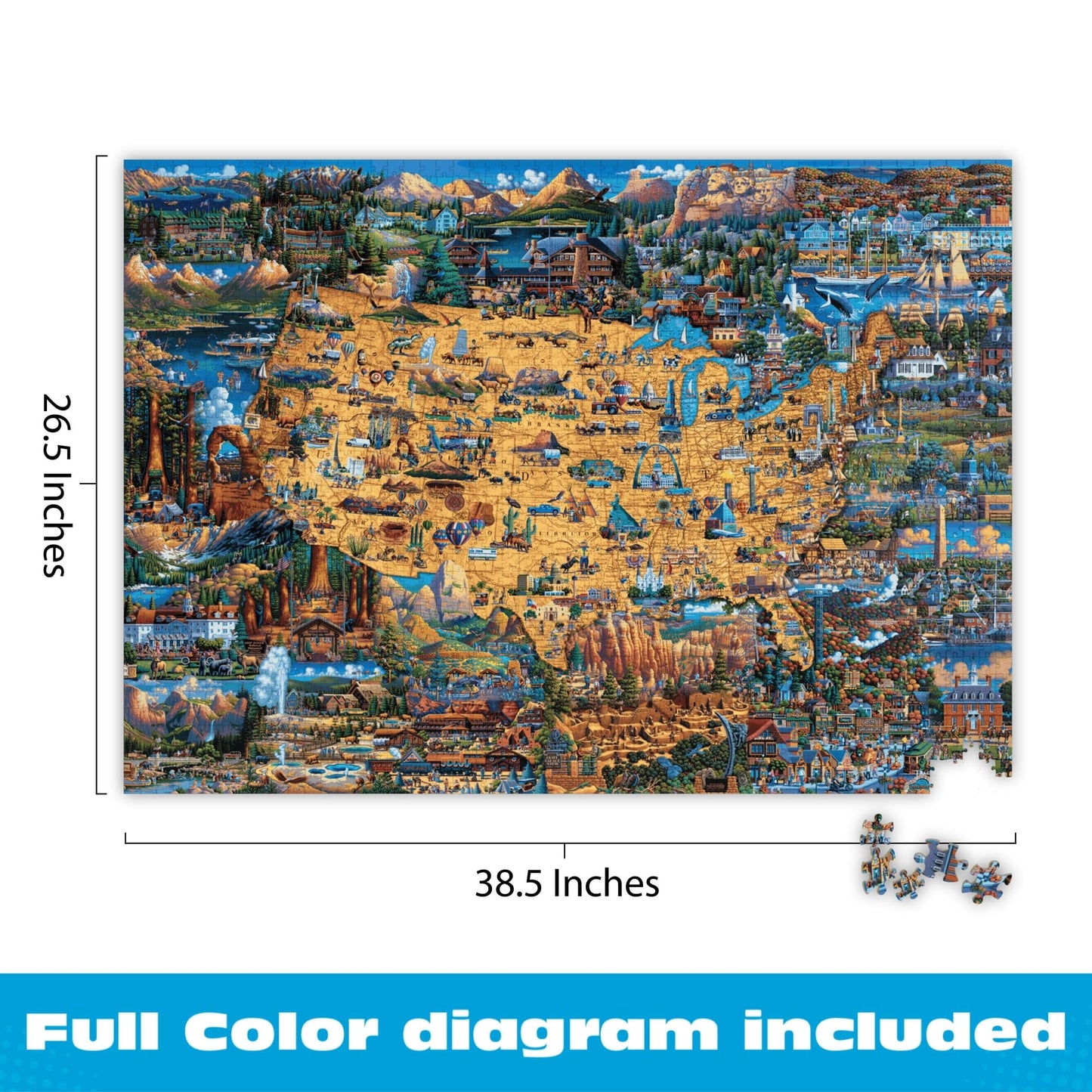 Buffalo Games - Eric Dowdle National Parks - 2000 Piece Puzzle for Adults