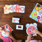 eeBoo: Time Telling Game, Learn to Read a Clock, 50 Game Cards with 4 Clocks and Score Pad, for 2-4 Players, Ages 5 and up