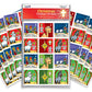 Christian Holiday Stickers for Kids - (3-Pack) Fall, Thanksgiving & Christmas - Religious Toys, Gifts, Crafts, Stocking Stuffers, Party Supplies