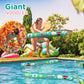 4E's Novelty 4 Ft Inflatable Noodles for Pool - 2 Pack- 48" PVC Giant Blow up Pool Noodles Jumbo Floats for Adults Swimming Pool