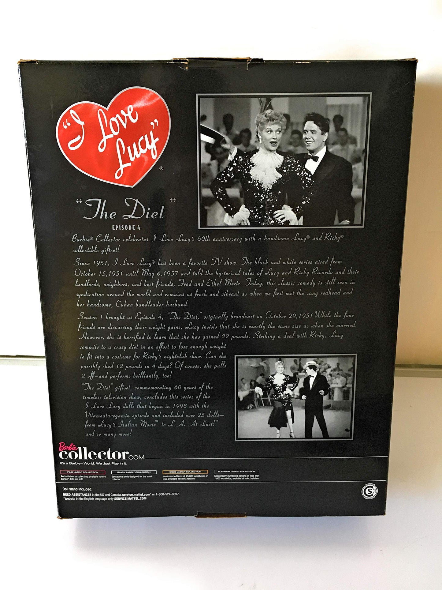 Barbie Collector "I Love Lucy" Lucy and Ricky Doll Giftset