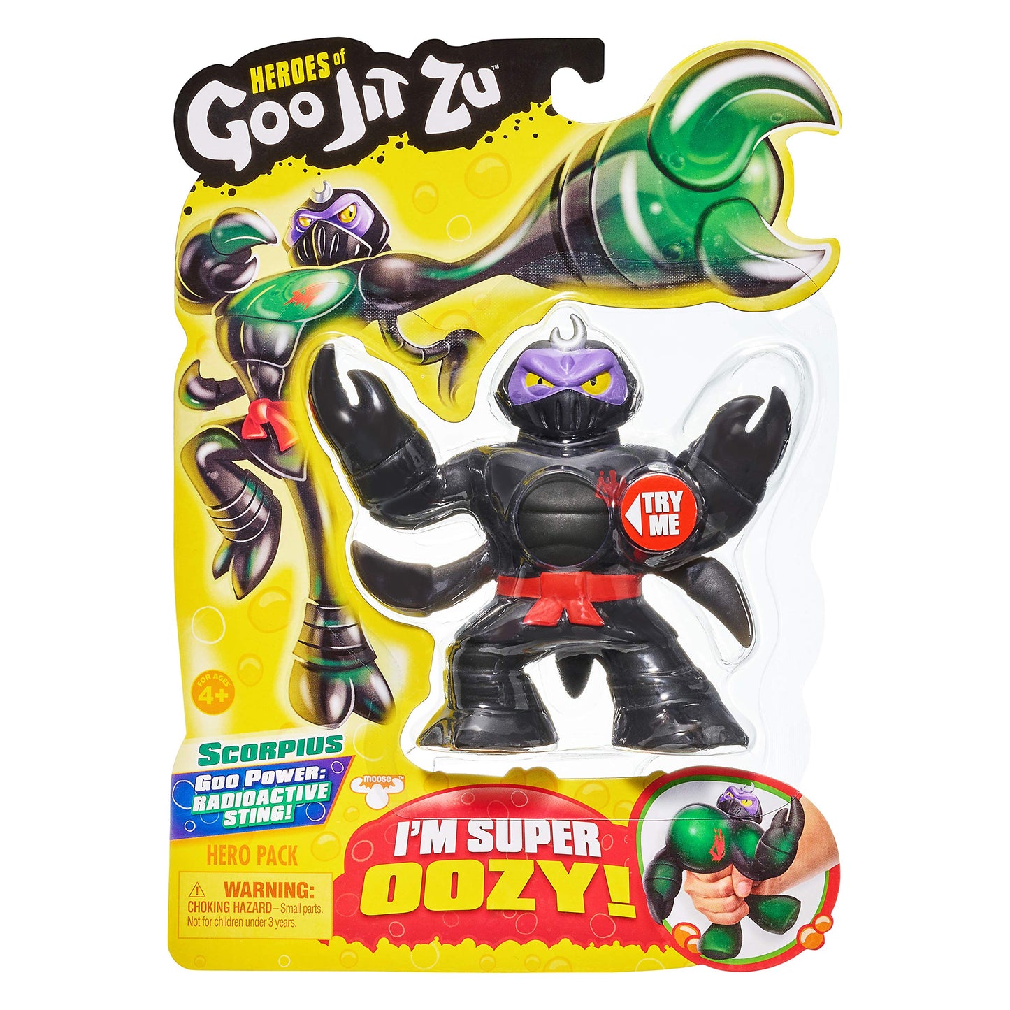 Heroes of Goo Jit Zu - Oozy Scorpion Action Figure, Scorpius