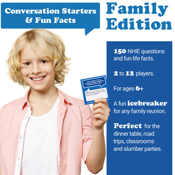 Never Have I Ever Conversation Starters: Family Edition | Funny Card Game for Parties, Get Togethers, Vacations, Game Nights & Gifts | Fun Card Games