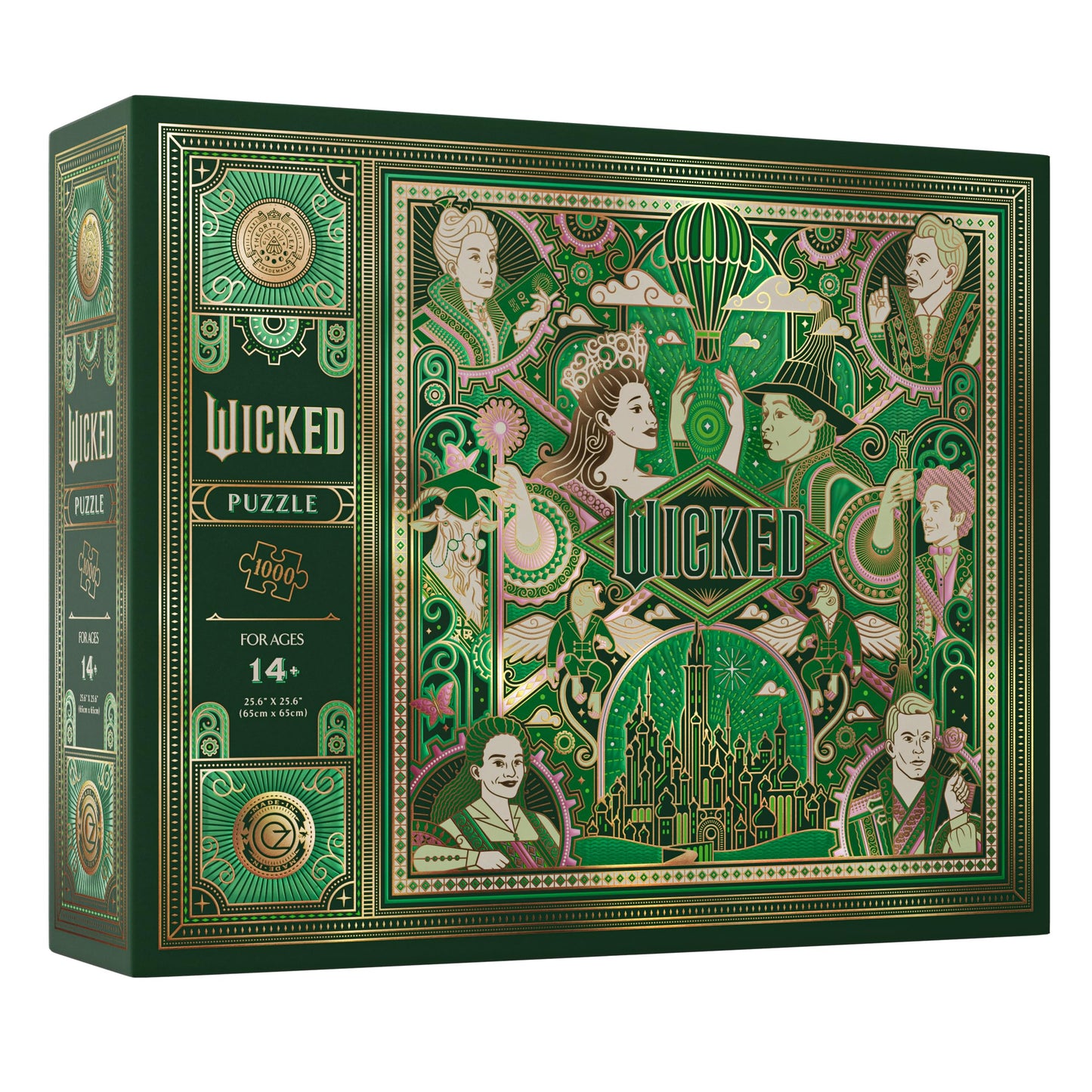 theory11 Wicked Jigsaw Puzzle 1,000 Piece Jigsaw Puzzle - Officially Licensed Wicked Merchandise & Collectibles - Precision Fit and Premium Quality