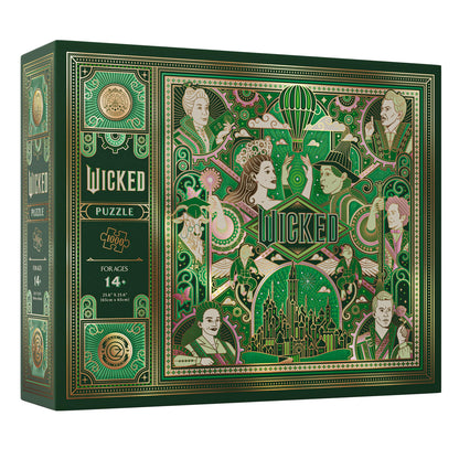 theory11 Wicked Jigsaw Puzzle 1,000 Piece Jigsaw Puzzle - Officially Licensed Wicked Merchandise & Collectibles - Precision Fit and Premium Quality
