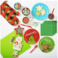 Grinch Christmas Naughty & Nice Party Supply Set - Disposable Paper Desert Plates - Serves 16