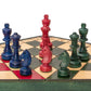 Husaria Wooden Three-Player Chess Set - 21" Foldable Hexagonal Board with Hand-Carved Tri-Color Pieces & Felt Storage - Made in Poland