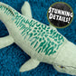 JURASSIC WORLD Rebirth Small Plush Mosasaurus Dinosaur Stuffed Animal