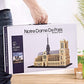DOLBLOCK Notre Dame De Paris World Famous Micro Building Blocks Collection Model Architecture Sets for Adults 7380 PCS, Ideas DIY Mini Bricks Toy