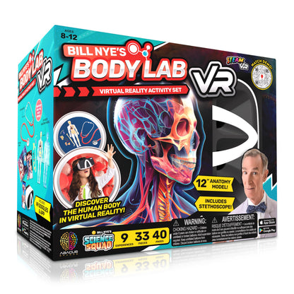 Abacus Brands Bill Nye's Science Squad Body Lab VR- Kids STEM Activity Set