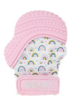 Malarkey Kids Patented Teething Mitten, Munch Mitt Baby Chew Toy - Protects Hands from Chewing & Saliva, Heals Aching Gums, Promotes Sound & Visual