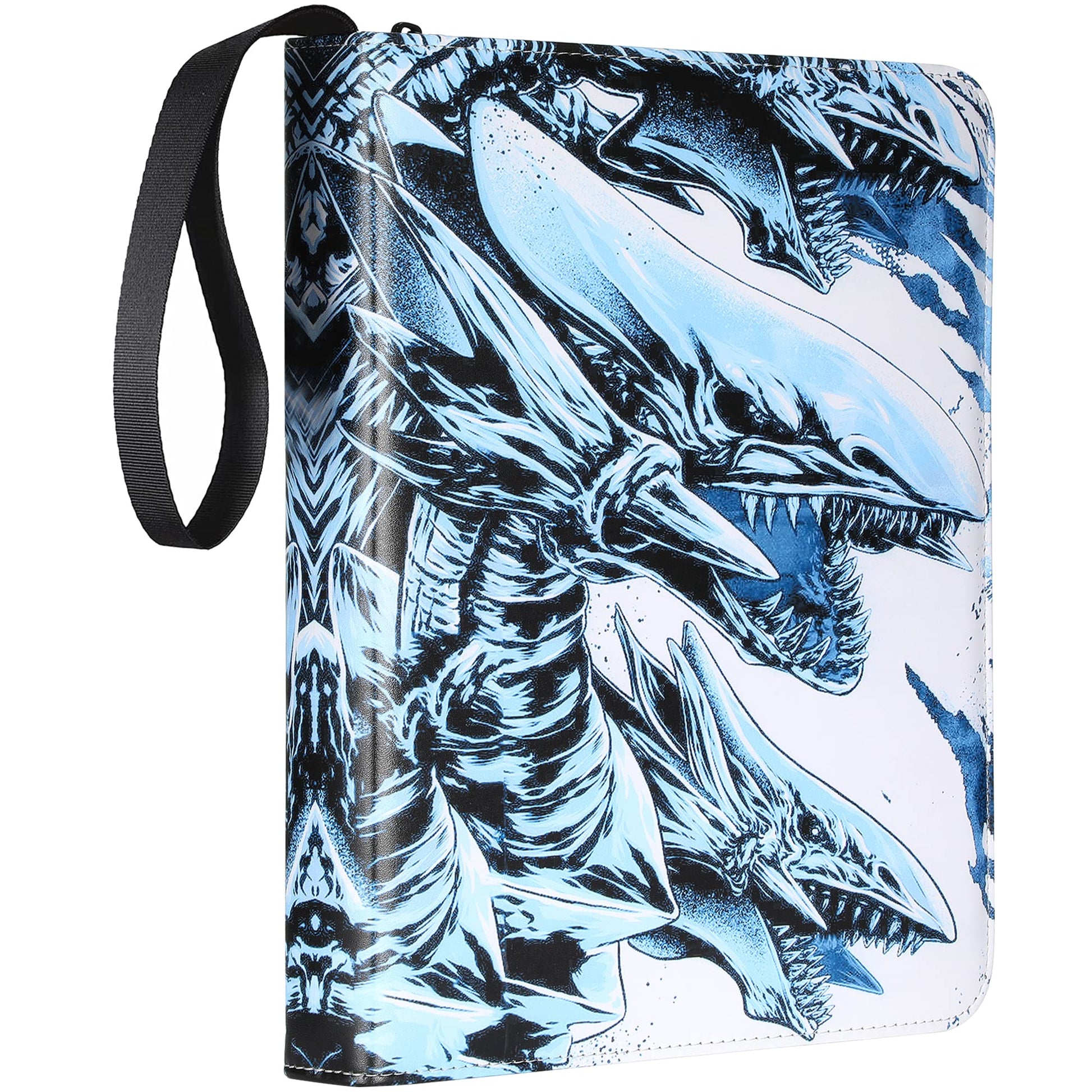 DRZERUI Card Binder for YuGiOh Cards - 9 Pocket Card Holder Book with Sleeves Compatible with Yugioh Cards, Holds 720 Cards