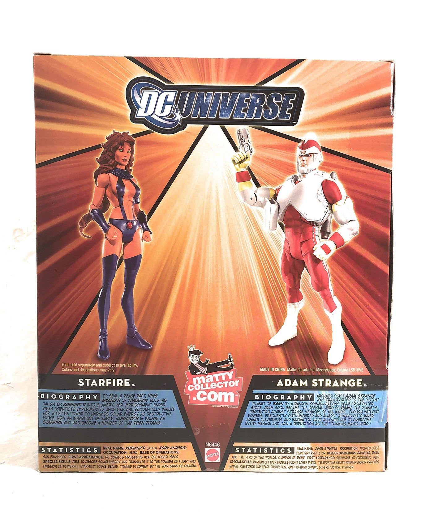 DC Universe Classics Exclusive Action Figure 2-Pack Adam Strange and Starfire