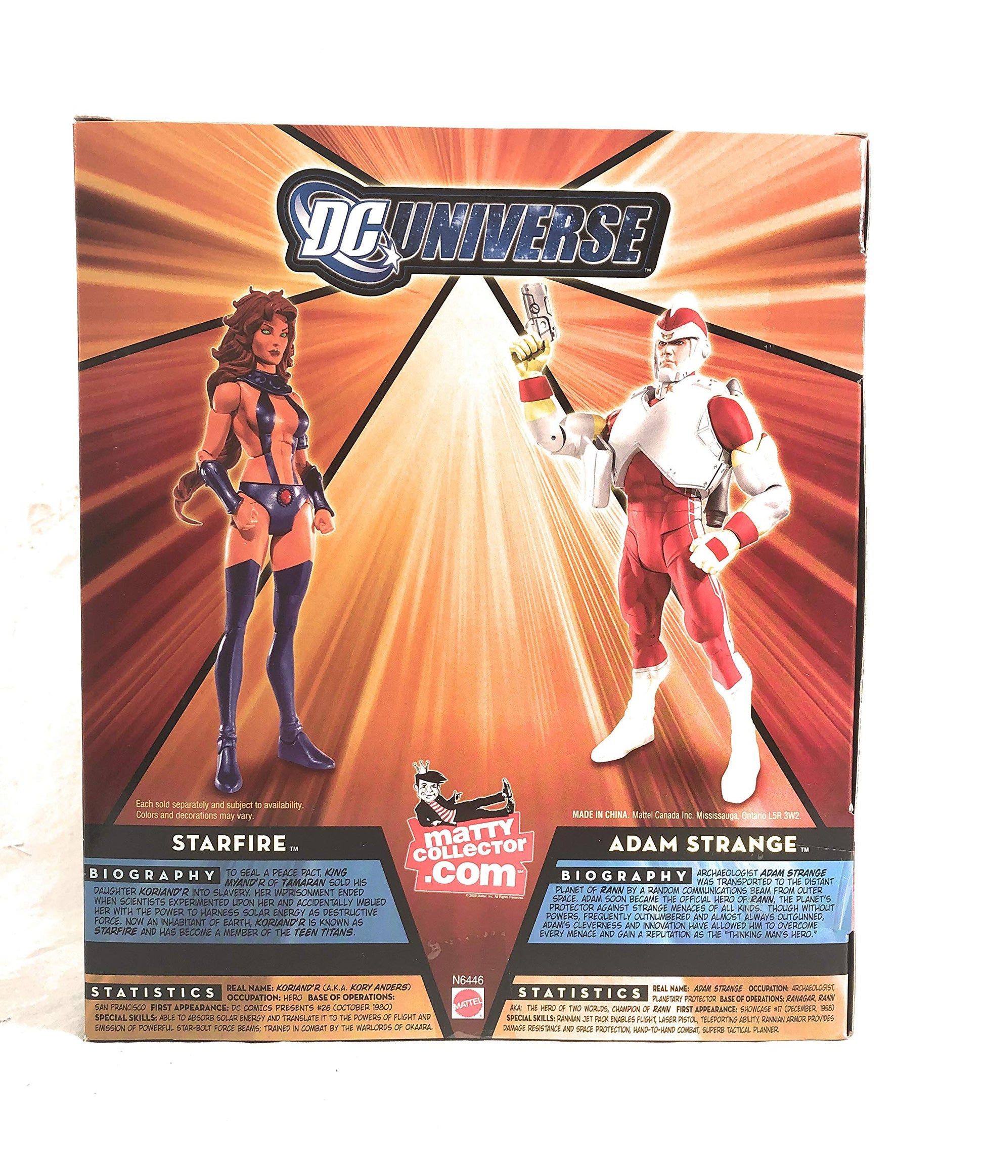 DC Universe Classics Exclusive Action Figure 2-Pack Adam Strange and Starfire
