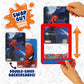 Sky Castle DoodleJamz Marvel JellyPics Sensory Drawing Pads Filled with Non-Toxic Squishy Beads and Gel - Includes Stylus,Removable 2-Sided Emoji