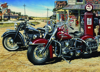 Cobble Hill 1000 Piece Puzzle - Two for the Road - Sample Poster Included