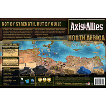 Renegade Game Studios Axis & Allies North Africa WWII Strategy Board Game with 250+ Miniatures - 2-4 Players