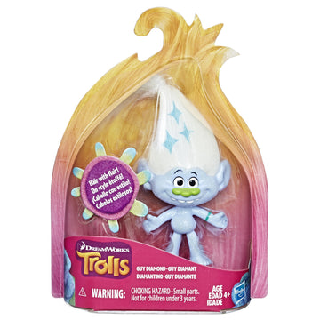 DreamWorks Trolls Guy Diamond Collectible Figure with Printed Hair