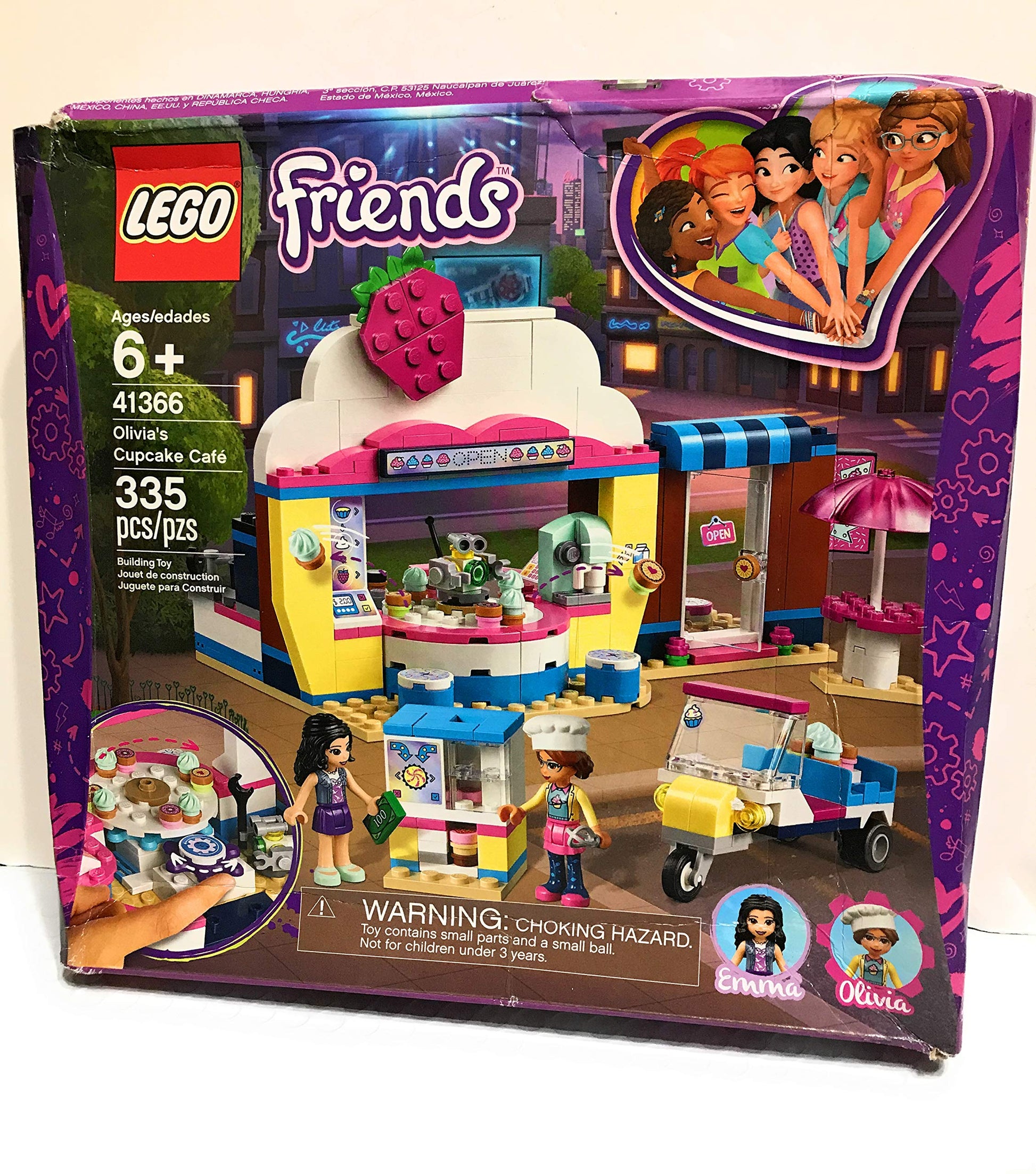 LEGO Friends Olivia's Cupcake Café 41366 Building Kit (335 Pieces)