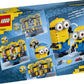 LEGO Minions: Brick-Built Minions and Their Lair (75551) Building Kit for Kids, Great Birthday Present for Kids Who Love Minion Toys and Kevin, Bob