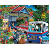White Mountain 1000 Piece Jigsaw Puzzle Spring Retro, It's The Mailman